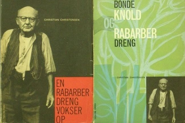 En ældre Christian Christensen på omslaget af sine to erindringsbøger fra 1961 og 1962. Redigeret og udgivet af Halfdan Rassmussen. Især første bind er klassiker i dansk arbejder- og erindringslitteratur.