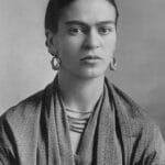 FridaPortrait of Frida Kahlo, 16 October 1932 Photo: Gelatin silver print by Guillermo Kalho/ Carl Wilhelm Kahlo (1871–1941), German photographer. Collection: Sotheby’s. Public Domain.