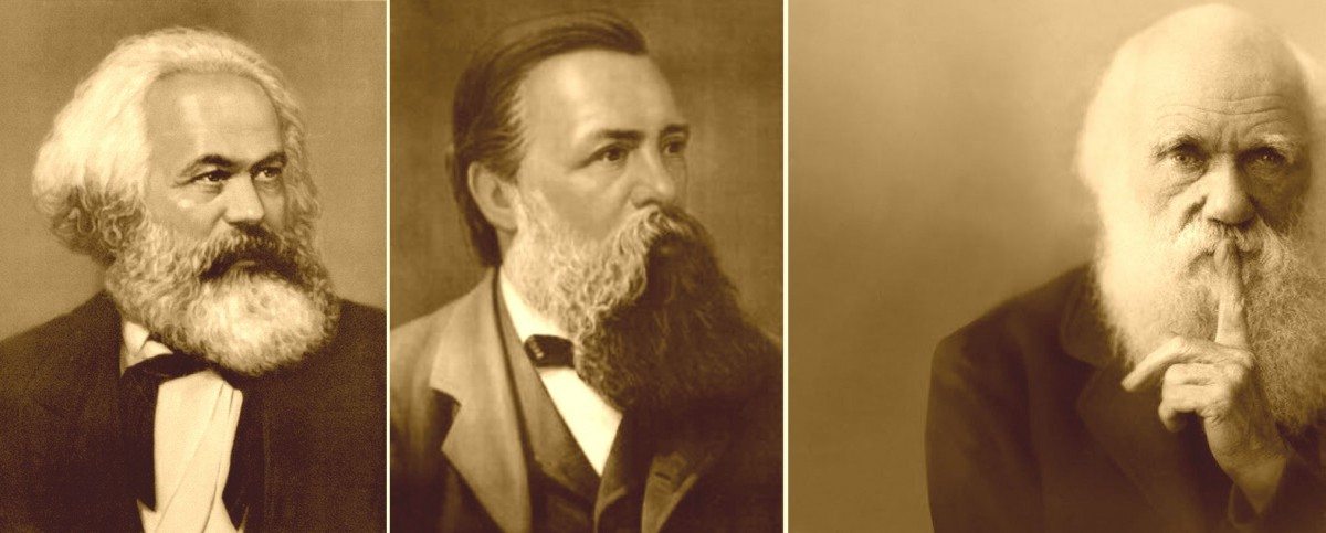 Marx, Engels og Darwin