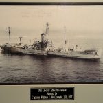 USS_Liberty_after_the_attack,_photograph_signed_by_Captain_William_L._McGonagle_-_National_Cryptologic_Museum_-_DSC07638