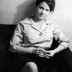 Ulrike Meinhof, German journalist and member of the RAF (Red Army Faction). 1964. Source:  Private picture, supplied by Ulrike Meinhofs daughter, Bettina Röhl. Photo: unknown member of the Meinhof family. Public Domain.