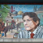 Edward Said Mural was unveiled at San Francisco State University (SFSU) on November 2nd 2007. This is the first mural of its kind to be unveiled at any American University … Photo: Taken 27 July 2012 by Briantrejo. (CC BY-SA 3.0).