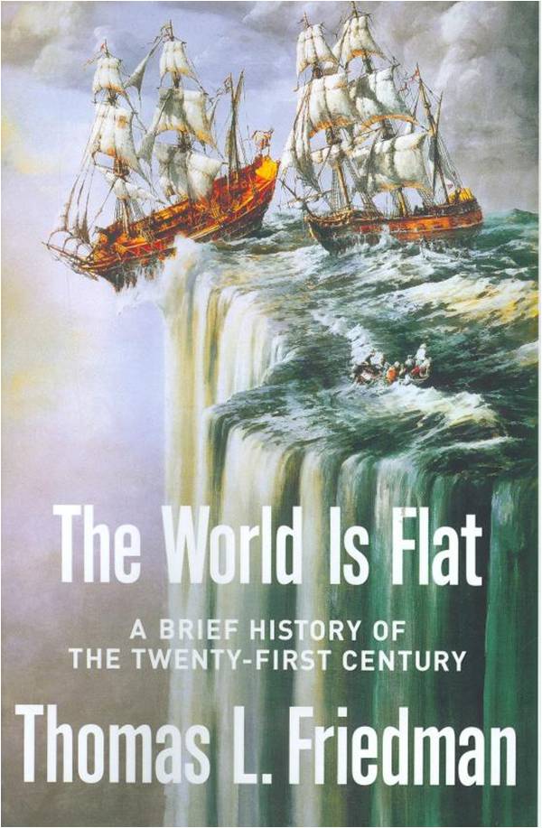 Cover for Friedmans book "The World is Flat"