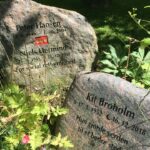 Kit Broholm og ægtefællen Niels Herminds gravsted på Assistens Kirkegård. (foto: Luca Bendix)