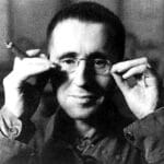 Portrait of Bertolt Brecht. Photo: Unknown, Digitized Nnovember 25, 2011 by Antonio Marín Segovia. (CC BY-NC-ND 2.0).