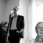 Holger K. taler mod ØMU’en op til valget år 2000. Foto: Brian Berg/Monsun.