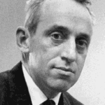 James Tobin at the Council of Economic Advisers. Approximately age 44. Tobin was Sterling Professor of Economics at Yale University, member of the Council of Economic Advisers, and Nobel Laureate in Economics, 1962. Photo: Unknown. Public Domain.
