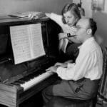 Kurt Weill and Lotte Lenya at home August 17, 1942. Photo: Wide World Photos. Public Domain.