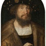 Portræt af Christian II (1481-1559). Panelmaleri fra 1514-1515 af Michael Sittow (circa 1469–1525), Estisk maler og tegner. Kollektion/foto: Statens Museum for Kunst, København. Public Domain.