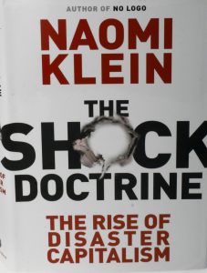 Cover of Naomi Klein's "The Shock Doctrine"