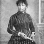 Photo of Lucy Parsons taken in 1886. Photo: unknown. Public Domain.