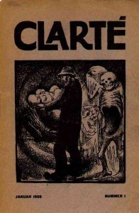 Forsiden på 1. nr. af Clarté, januar 1926