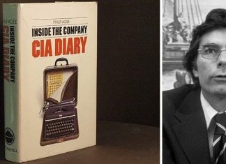 Philip Agee og bogen CIA Diary : Indside the Company.