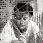 Truman Capote’s photo portrait of Harper Lee from the back cover of the first-edition dust jacket for Lee’s novel To Kill a Mockingbird, 1960. Photo credited to Truman Capote. Retouched by Brandt Luke Zorn. Public Domain.