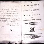 Mary Wollstonecraft. Vindication of the Rights of Woman: with Strictures on Political and Moral Subjects. Boston: Peter Edes for Thomas and Andrews, 1792, frontispiece. Rare Book and Special Collections Division, Library of Congress. Public Domain.