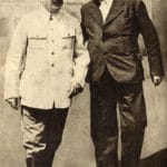 Joseph Stalin and Georgi Dimitrov, Moscow, 1936. Photo: Ukendt. Public Domain.
