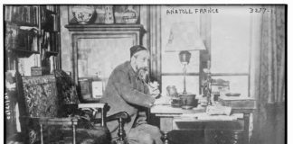 Anatole France, 1910. Photo: Bain News Service, publisher/Library of Congress. Public Domain.