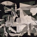 Maleriet 'Guernica' fra 1937 er et hovedværk for maleren Pablo Picasso (1881 - 1973). Photo taget 30. november 2017 af Laura Estefania Lopez. (CC BY-SA 4.0).