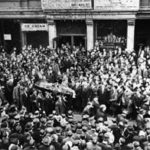 Funeral of Joe Hill, 1915. Public Domain.