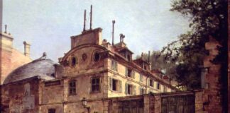 Honoré de Balzac's house, rue Fortunée, 1880. Painted by Paul-Joseph-Victor Dargaud (1873–1921). Public Domain.