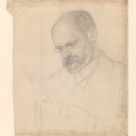 Portrait of Karl Kautsky, between 1874-1925. Pencil drawing by Jan Veth (1874-1925). Placed at Rijksmuseum, Netherlands. Public domain.