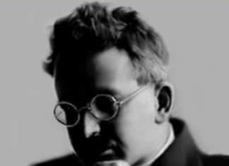 Walter Benjamin (1892–1940), German Jewish philosopher, cultural critic and essayist. Circa 1930. Photo: Charlotte Joël (–1943). Public Domain