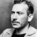 Photograph of John Steinbeck, November 1939. Source: Photoplay, November 1939 (page 22).    Photograph is flopped horizontally for magazine publication. Photo: McFadden Publications, Inc.; no photographer credited. Public domain.