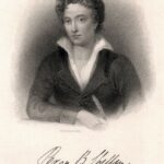 Percy Bysshe Shelley. Original steel engraving by W. Find (1787-1852) for J. Murray, 1833. Public Domain.