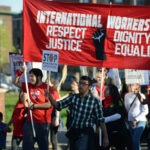 International Workers Day march for immigrant and workers rights, Minneapolis, Minnesota, April 29, 2016. Photop: Fibonacci Blue. (CC BY 2.0).
