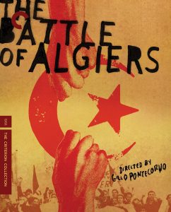 Engelsksproget filmplakat fra filmen Slaget om Algier.