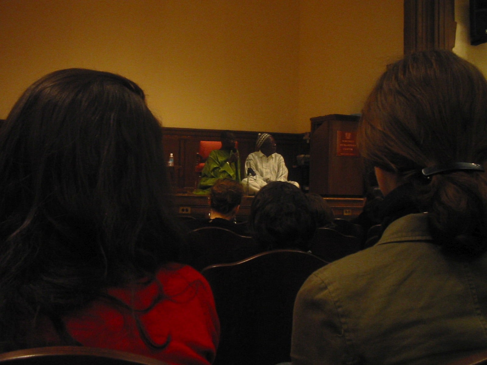 Ousmane Sembene at WLH. Photo taken at on April 29, 2005 jacob. (CC BY-NC-SA 2.0).