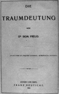 Drømmetydning, bog af Freud