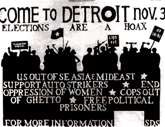 WUO plakat: Come to Detroit nov. 3