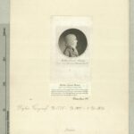 Malthe Conrad Bruun (1775-1826) digter, satirisk forfatter, geograf. Billedtekst bl.a.: “Rousseau ham Hjerte gav, Voltaire gav ham vid”. Fra Det kgl. Biblioteks Billedsamling. Grafik af Gilles-Louis Chretien (1754-1811) fransk kobberstikker. (CC BY-NC-ND 4.0).