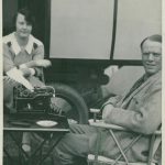 American author Sinclair Lewis with his wife dorothy Thomson, Nobel Prize in Literature 1931. Ca. 1920. Photo: Unknown. Public domain.