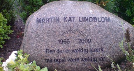 Martin Lindbloms gravsted på Assistens Kirkegård på Nørrebro, København. Foto: privatfoto.