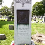 Grave Site of Emma Goldman, located in Forest Park Cemetery, Lot 1044, Section N, Forest Park, IL., USA. Photo: Taken on August 1, 2017 by Stephen Hogan. (CC BY 2.0)