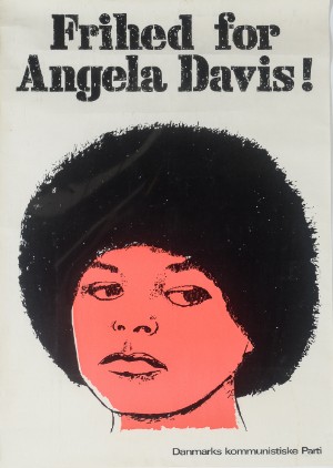 DKP-plakat med Angela Davis.