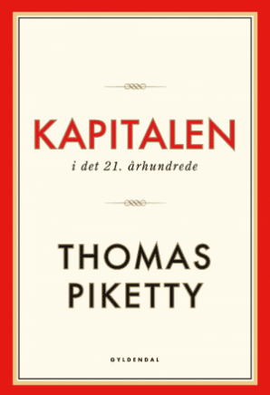 Forside på Thomas Piketty: Kapitalen. Gyldendal 2014.