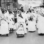 Women’s Suffrage Parade in New York City, May 6, 1912. Photo taken by a photograph from American Press Association. Public Domain.