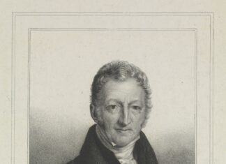 Thomas Robert Malthus. Stipple engraving by Me. Fournier after John Linnell, ca. 1834. Collection: Welcome Images. (CC BY 4.0).