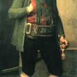 Andreas Hofer. Olie på lærred malet i midten af det 19. århundrede af Franz von Defregger (1835-1921), østrigsk/bayrisk genremaler. Collektion: Tiroler Kaiserjägermuseum, Innsbruck. Public Domain.
