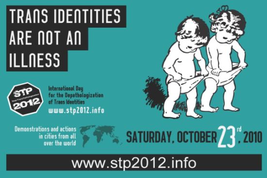 Plakat fra international demodag 2012
