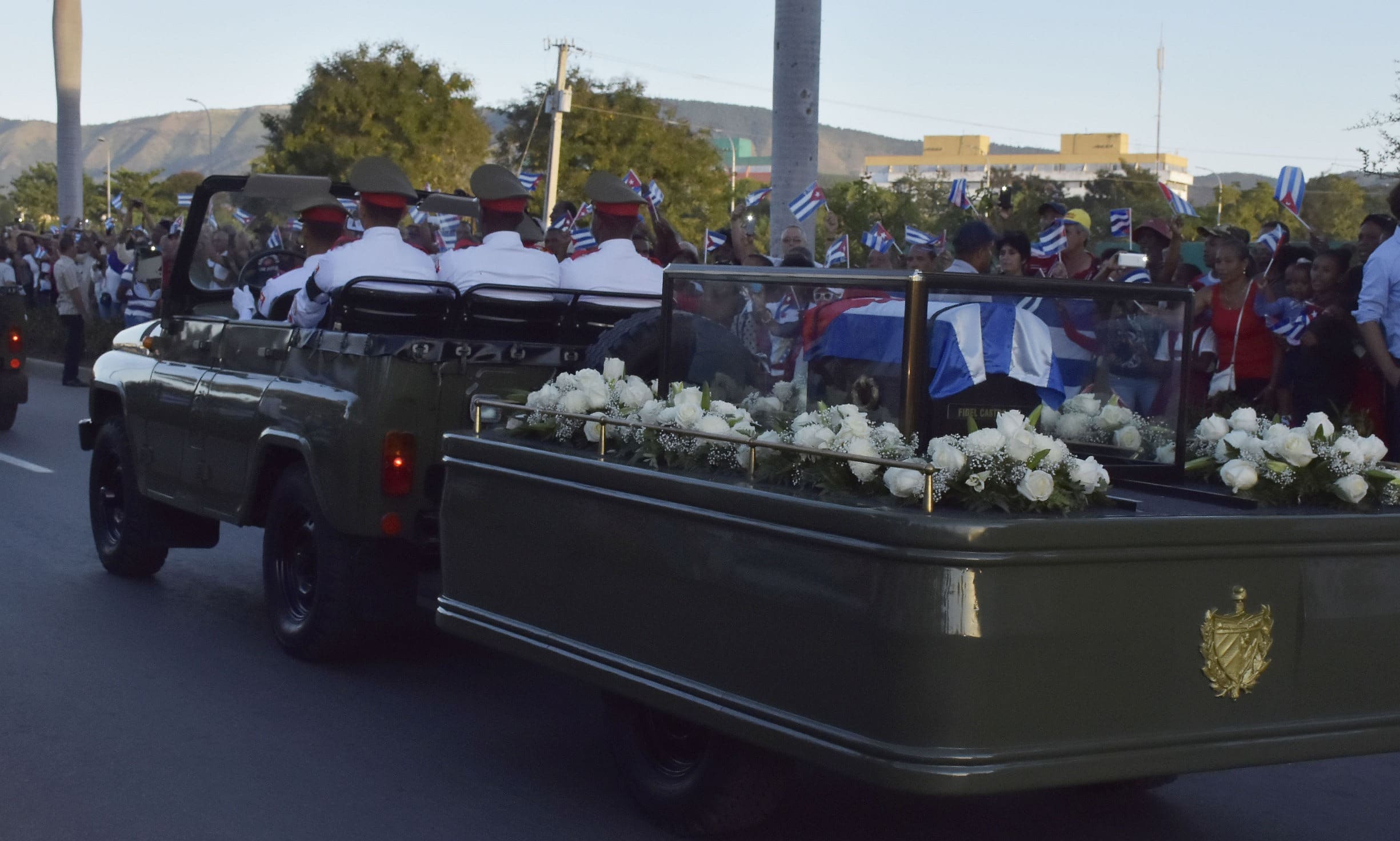 Funeral honors for Fidel Castro Ruz, on December 4, 2016 in Santiago de Cuba. Photo: Raúl Abreu/ Cubadebate. (CC BY-NC-SA 2.0).