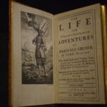 «The Life and Strange Surprizing Adventures of Robinson Crusoe» by Daniel Defoe (1660-1731). London, 1719, original edition. Foundation Martin Bodmer. Photo: Deniev Dagun. (CC BY 4.0).