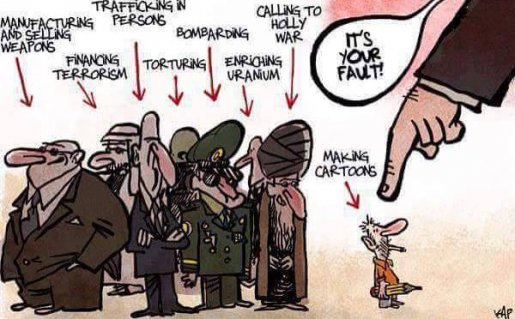 Dangerous people. Cartoon by Kap, La Vanguardia, Spain - 1/11/2015