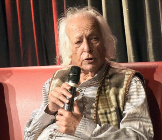 Samir Amin is a guest at a panel discussion of the left-wing parliamentary group in Berlin's Pfefferberg, Germany. Photo: Taken on September 28, 2016 by Fraktion Die Linke, im Bundestag, Deutsland. (CC BY 2.0).